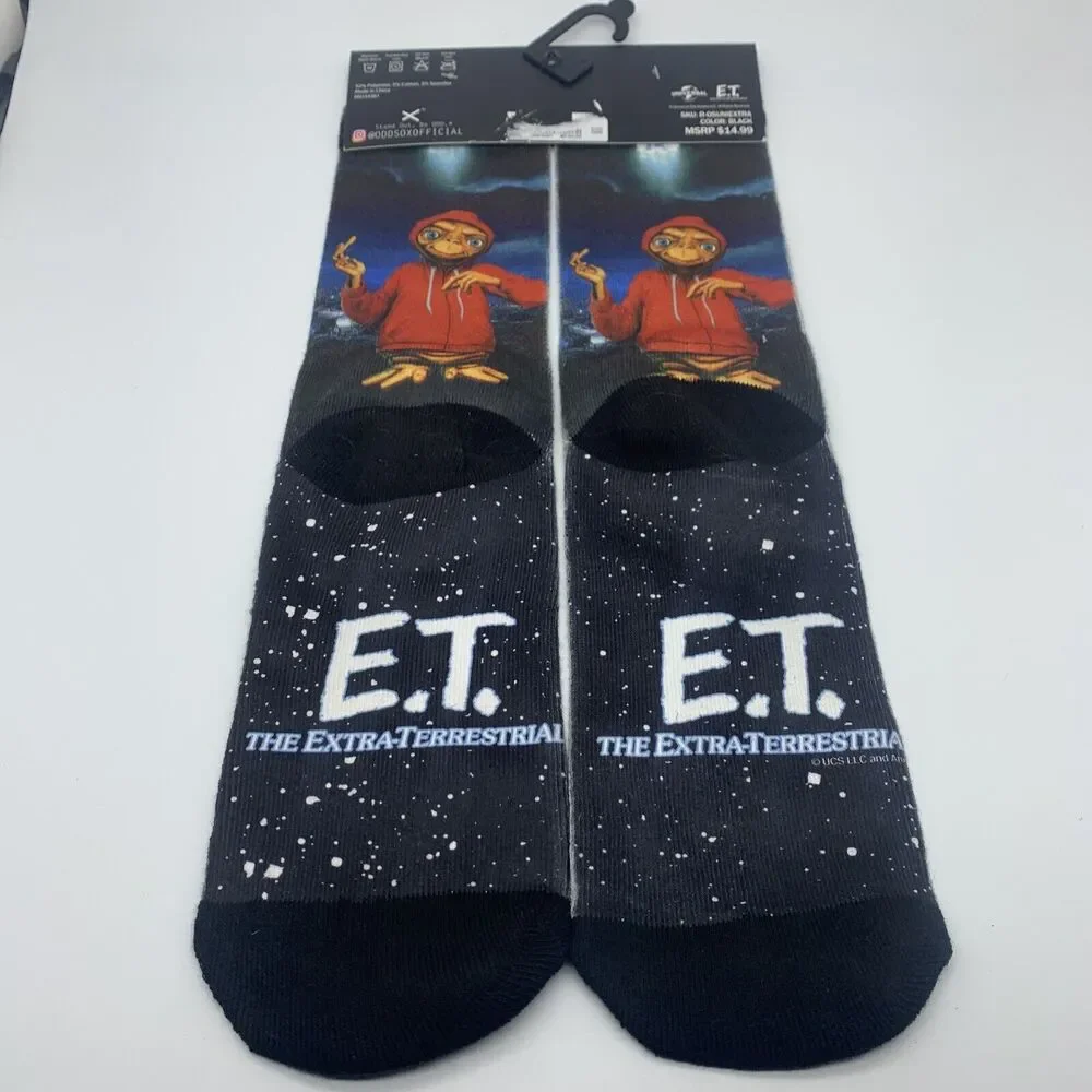 Odd Sox ET‎ E.T. Extra Terrestrial Oddsox socks knits New Spielberg Alien